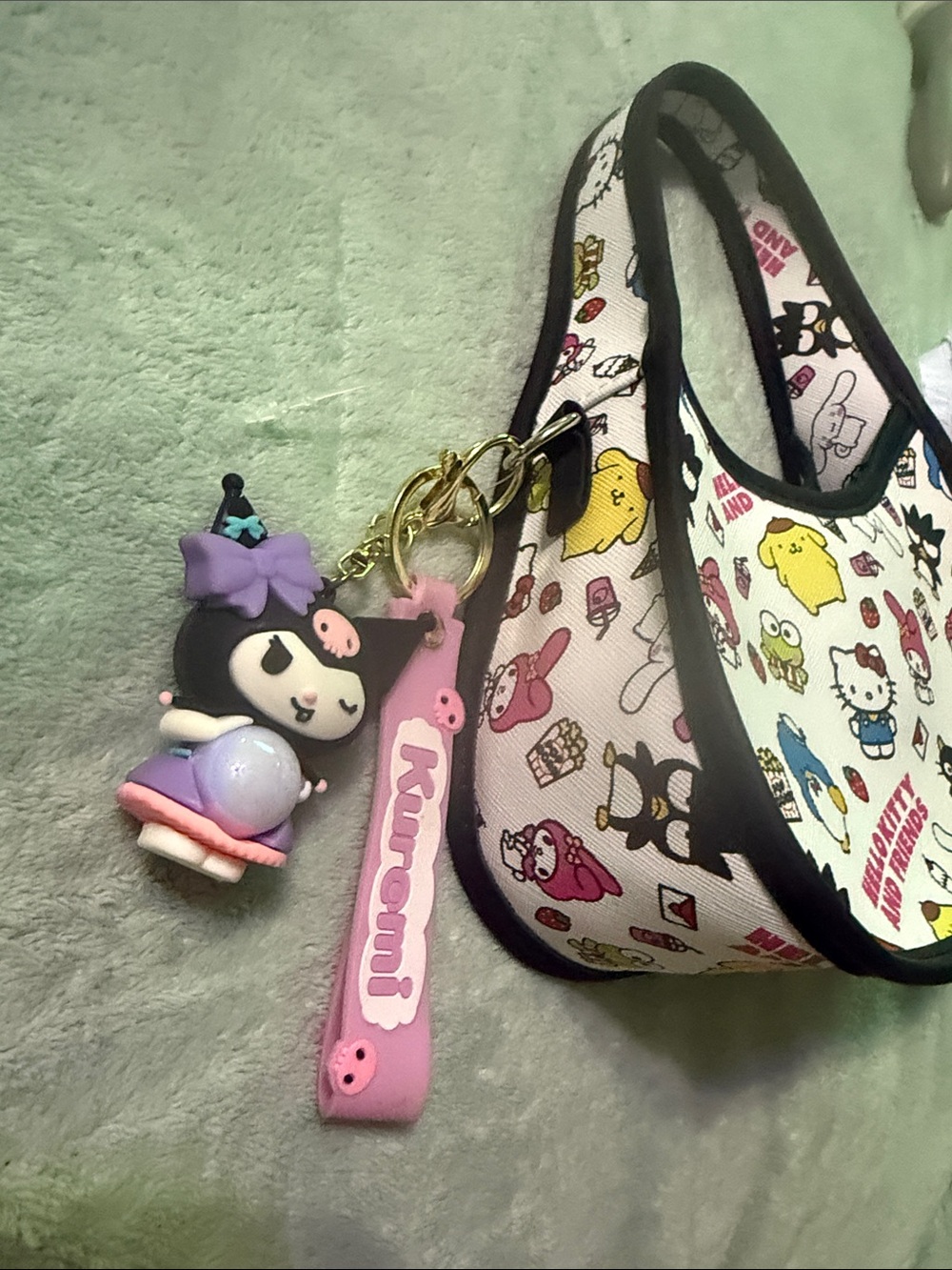 Hello Kitty and Friends Kids White Character Print Mini Bag - Picture 2 of 3